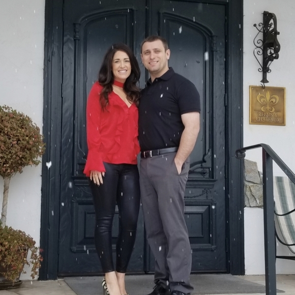 L'Academie Los Angeles red blouse from Revolve - Picture 2 of 4